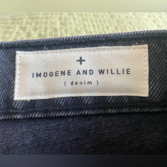 imogene + willie Washed Black High-Rise Jean Shorts - Picture 9 of 12